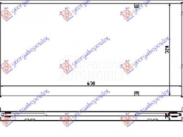HLADNJAK MOTORA 1.6 8V/1.8 16V za Seat Ibiza od 1993. do 1995. god.