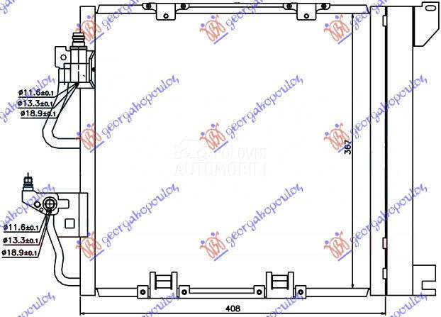 HLADNJAK KLIME 1.7/1.9 CDTi (4
