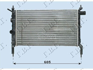 HLADNJAK MOTORA 1.4/1.6 (52.5x za Opel Astra F od 1995. do 1998. god.