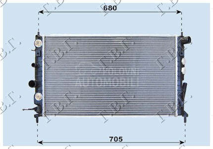 HLADNJAK MOTORA 2.5 24V (AUTO)