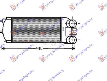 HLADNJAK INTERKULERA 1.6 HDI ( za Citroen Berlingo od 2002. do 2008. god.