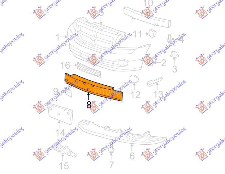 APSORBER PREDNJEG BRANIKA