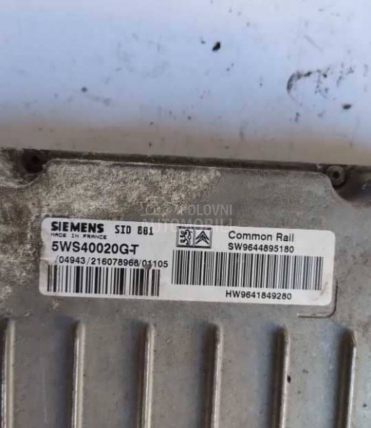 ECU Racunar 2.0 HDI 66KW