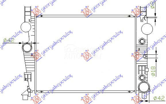 HLADNJAK MOTORA 4.3-5.0 BENZIN
