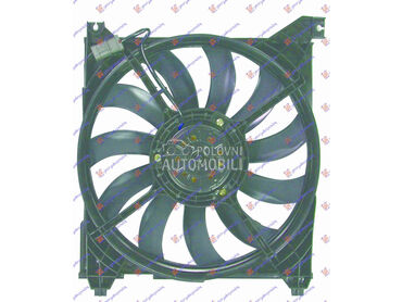 VENTILATOR HLADNJAKA KOMPLET ( za Hyundai Santa Fe od 2000. do 2005. god.