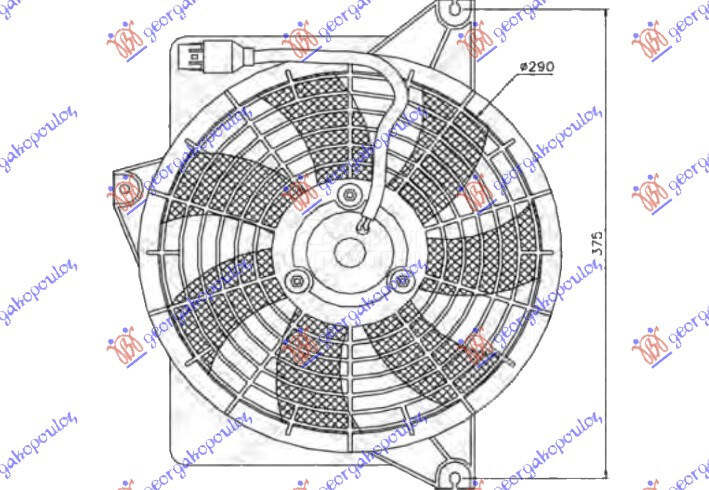 VENTILATOR KLIME KOMPLET (BENZ