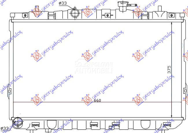 HLADNJAK MOTORA 1.6i 16V (MAN)