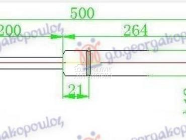 AMORTIZER GEPEK VRATA (CABRIO) za BMW Serija 3 od 1983. do 1987. god.