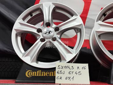 Aluminijumske felne  16" 5 x 114.3
