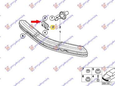 NOSAC PREDNJEG BRANIKA BOCNI za BMW Serija 3 od 1990. do 1998. god.