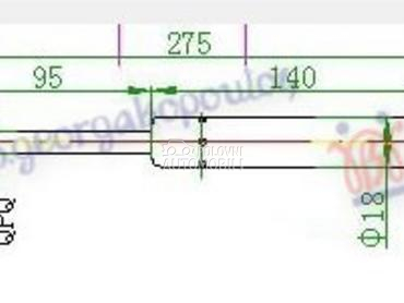 AMORTIZER GEPEK VRATA (275L-59 za Audi 80 od 1986. do 1991. god.