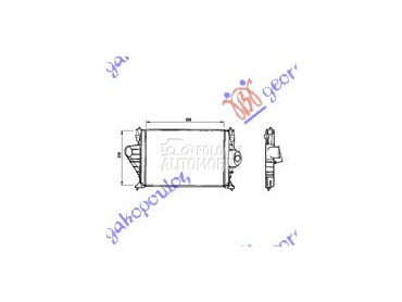 HLADNJAK INTERKULERA 2.0i TURB za Citroen Xantia od 1993. do 2001. god.