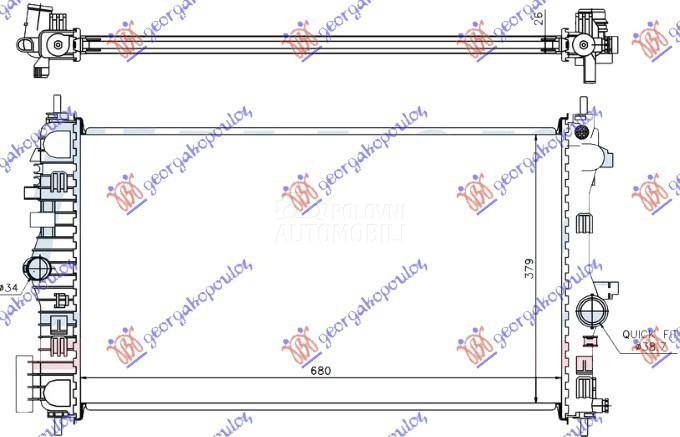 HLADNJAK MOTORA 2.0 CDTi-TTiD