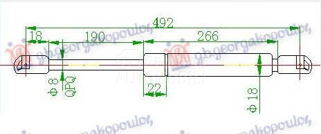AMORTIZER GEPEK VRATA KARAVAN