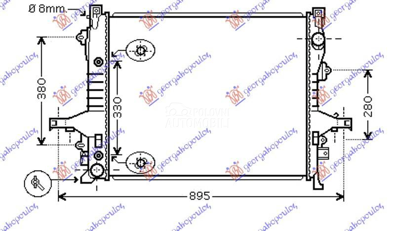HLADNJAK MOTORA BENZIN/DIZEL (