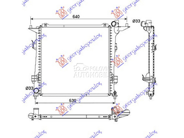 HLADNJAK MOTORA 2.0 CRDi DEISE za Hyundai i30 od 2007. do 2012. god.
