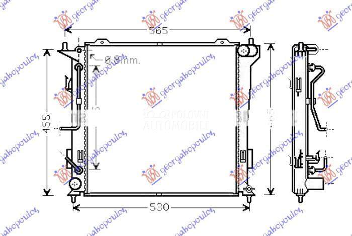 HLADNJAK MOTORA 1.6 CRDi DIZEL