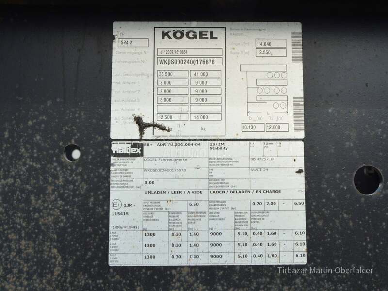 Kögel S24 2 PORT 45 Duplex