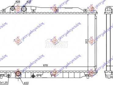 HLADNJAK MOTORA 1.6/1.8 16V (A za Honda Civic od 2006. do 2011. god.
