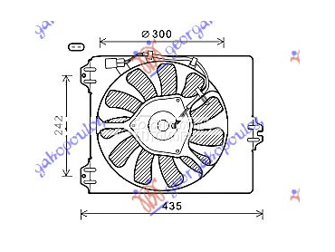 VENTILATOR (1.9 JTD-DDiS) za Suzuki SX4 od 2007. do 2013. god.