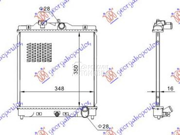 HLADNJAK MOTORA ZA SVE MODELE za Honda Civic od 1992. do 1996. god.