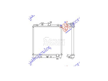 HLADNJAK MOTORA 1.6 VTEC 150 P za Honda Civic od 1996. do 1999. god.