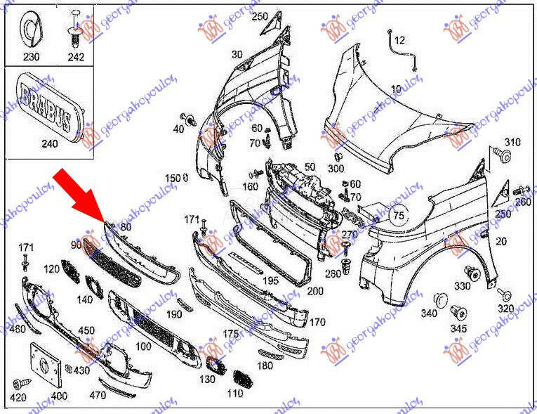 OKVIR PVC MASKE SREBRNI