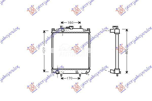 HLADNJAK MOTORA 1.0i 12V (MAN)
