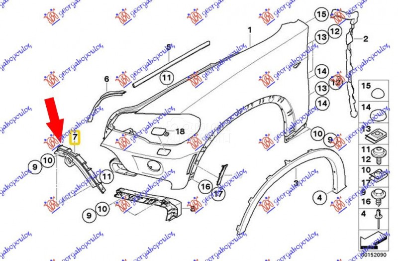 NOSAC PREDNJEG BLATOBRANA UNUT