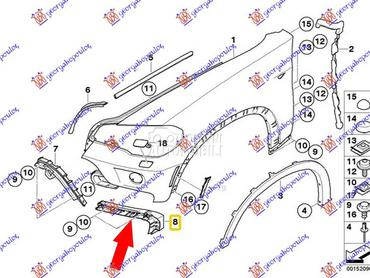 NOSAC PREDNJEG BRANIKA SPOLJAS za BMW X5 od 2007. do 2010. god.