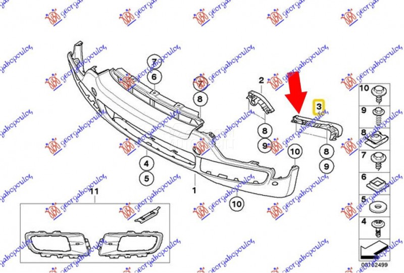 NOSAC PREDNJEG BRANIKA SPOLJAS