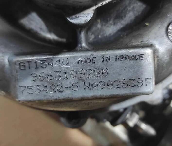 Turbina 1.6 HDI 80 KW