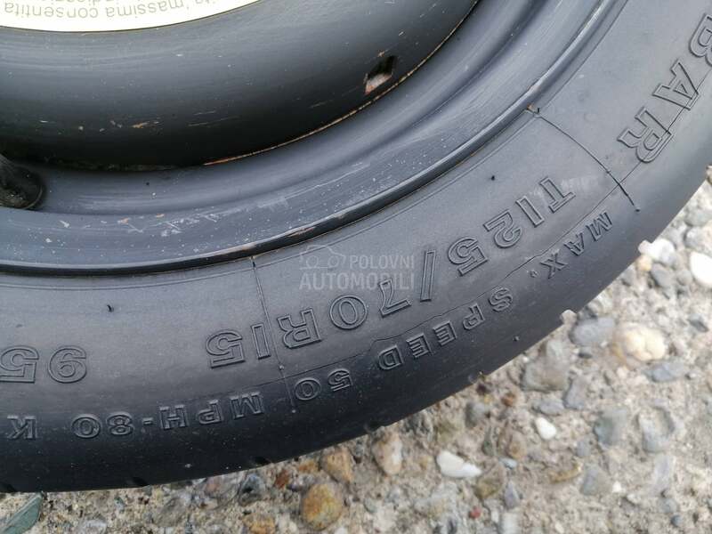 Čelične felne  15" 4 x 100