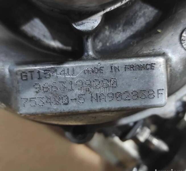 Turbina 1.6 HDI 80 KW