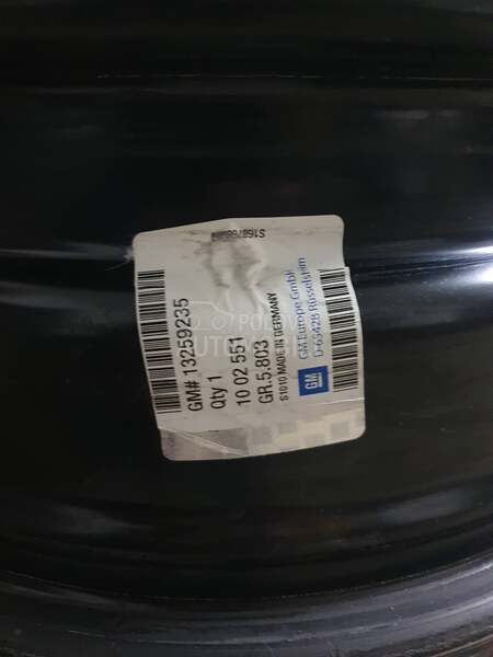 Čelične felne GM astra J 16" 5 x 115