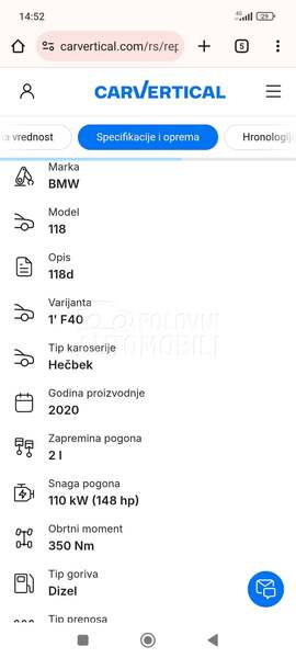 BMW 118 d F40 Sportline
