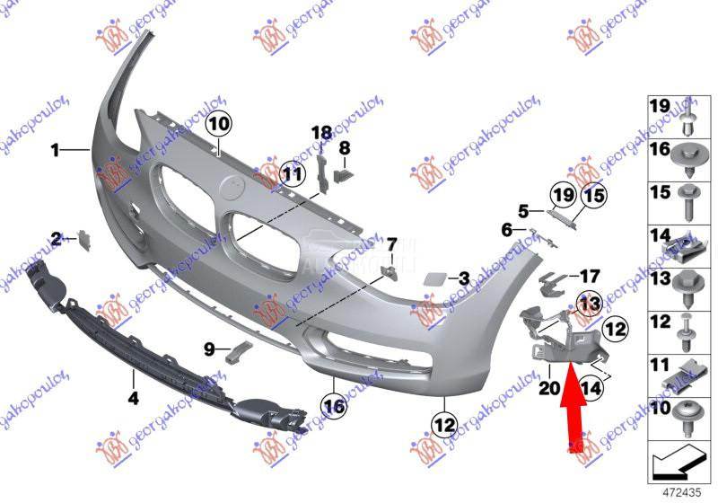 NOSAC PREDNJEG BRANIKA PLASTIC
