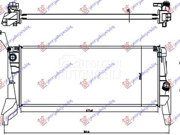 HLADNJAK MOTORA 2.0 (225i) BEN za BMW Serija 2 od 2014. do 2017. god.