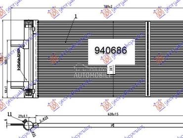 HLADNJAK KLIME 2.0 (220i) BENZ za BMW Serija 2 od 2014. do 2017. god.