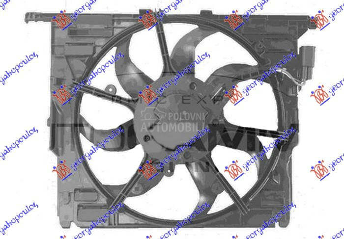 VENTILATOR KOMPLET (3.0 BENZIN