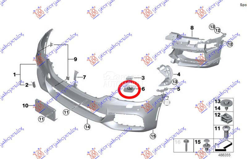 NOSAC POKLOPCA PRSKALICE FARA