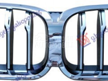 PVC MASKA SREBRNA/HROM/CRNA (B za BMW Serija 8