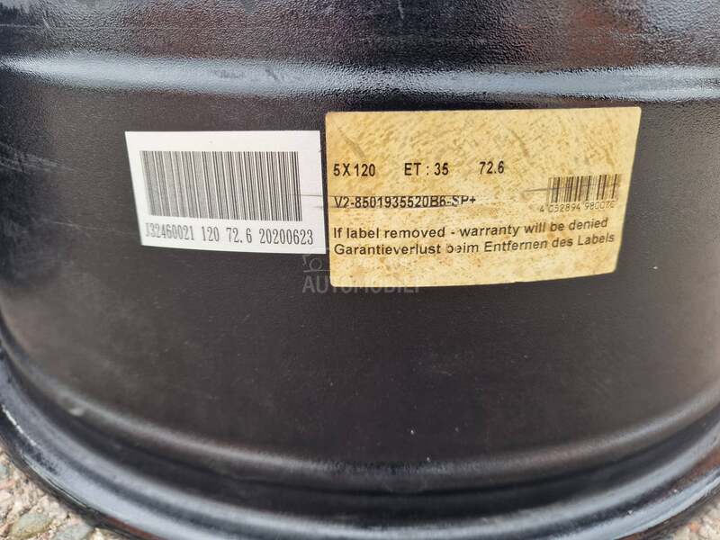 Aluminijumske felne Germany 19" 5 x 120
