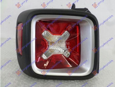 STOP LAMPA (SREBRNI OKVIR) za Jeep Renegade od 2014. do 2018. god.