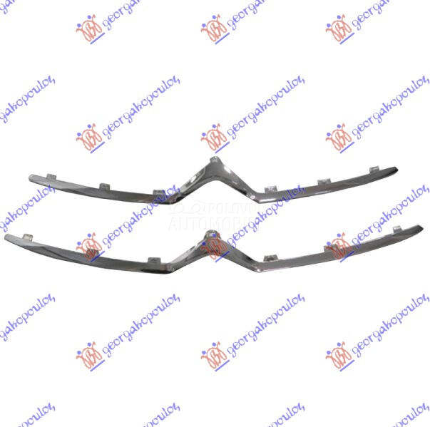 LAJSNA PVC MASKE HROM (SET 2 K