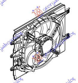 VENTILATOR KOMPLET (1.4 16V) (
