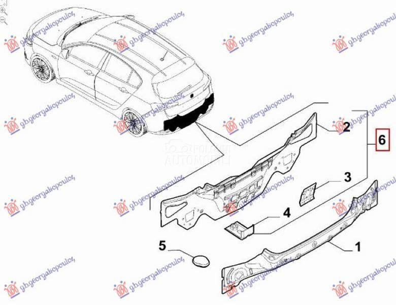ZADNJI VEZNI LIM (H/B)