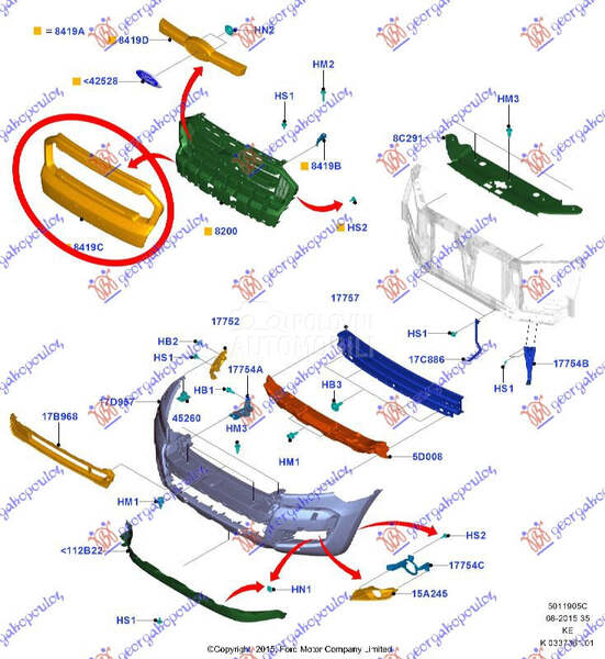 OKVIR PVC MASKE HROM