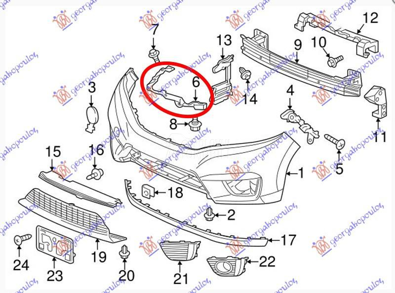 NOSAC PREDNJEG BRANIKA / FARA