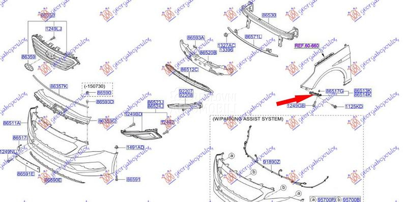NOSAC PREDNJEG BRANIKA BOCNI P